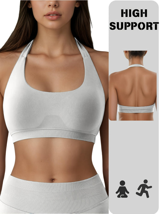 PowerStride™ High-Impact Sports Bra – Breathable & Moisture-Wicking Support
