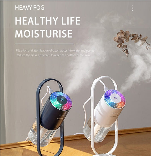 Magic Shadow LED Air Humidifier | Mini USB Night Light Diffuser